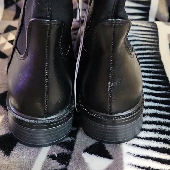 A New Day Tall Riding Boots Womens Black Size 6 Wide Calf - Picture 4 of 12